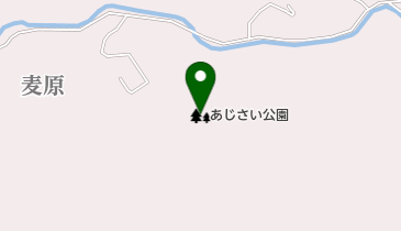 あじさい公園の地図画像
