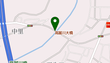 高麗川大橋の地図画像