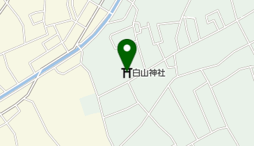 白山神社の地図画像