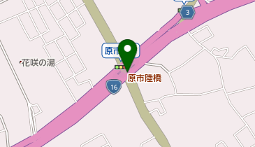 原市陸橋の地図画像