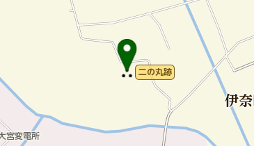 二の丸跡の地図画像