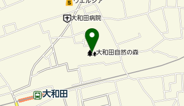 大和田自然の森の地図画像