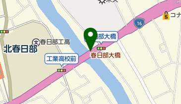 春日部大橋の地図画像