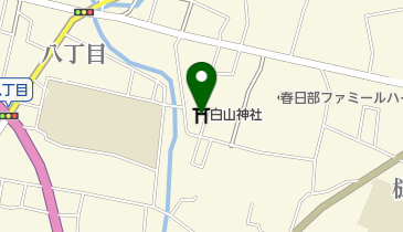 白山神社の地図画像