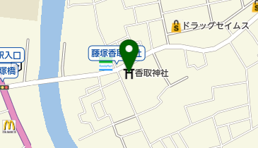 香取神社の地図画像