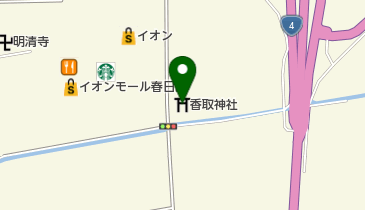 香取神社の地図画像