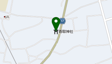 香取神社の地図画像