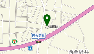 満蔵院の地図画像