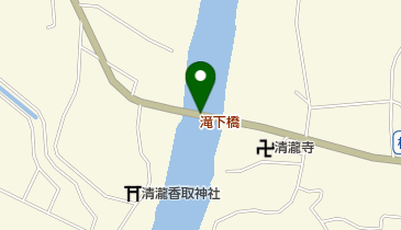 滝下橋の地図画像