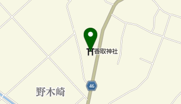 香取神社の地図画像