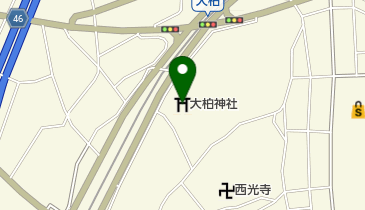 大柏神社の地図画像