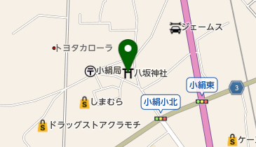 八坂神社の地図画像