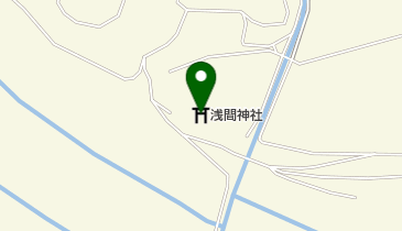 浅間神社の地図画像