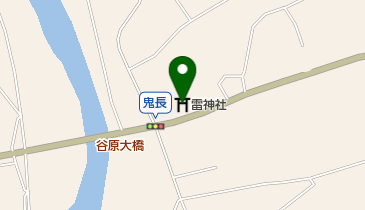 雷神社の地図画像