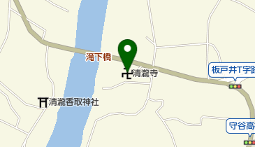 清瀧寺の地図画像