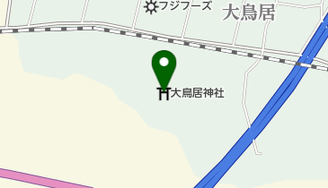 大鳥居神社の地図画像