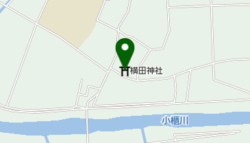 横田神社の地図画像