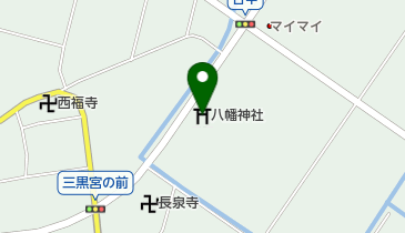 八幡神社の地図画像
