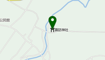 諏訪神社の地図画像