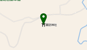諏訪神社の地図画像