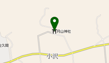 月山神社の地図画像