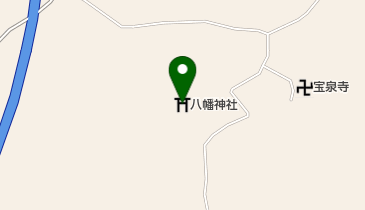 八幡神社の地図画像