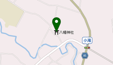 八幡神社の地図画像
