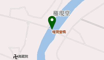 権現堂橋の地図画像