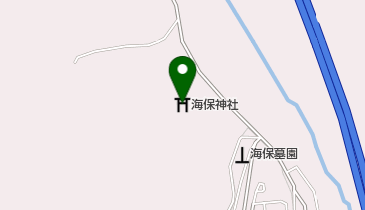 海保神社の地図画像