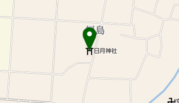 日月神社の地図画像