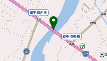 養老橋の地図画像