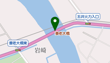 養老大橋の地図画像