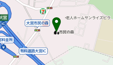 市民の森の地図画像