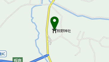 熊野神社の地図画像