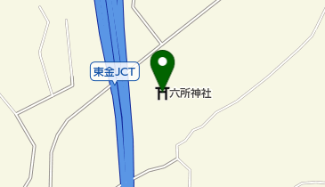六所神社の地図画像
