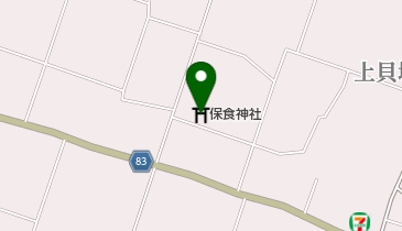 保食神社の地図画像