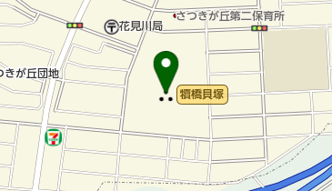 犢橋貝塚の地図画像