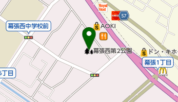 幕張西第2公園の地図画像
