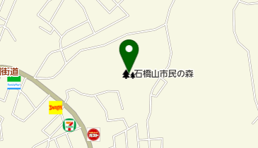 石橋山市民の森の地図画像