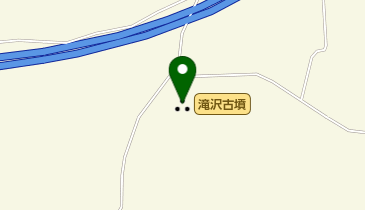 滝沢古墳の地図画像
