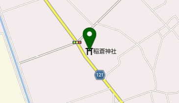稲蒼神社の地図画像