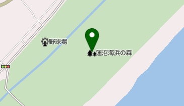 蓮沼海浜の森の地図画像