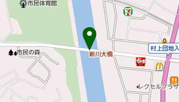 新川大橋の地図画像