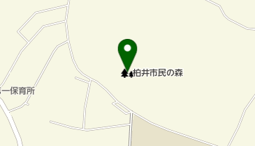 柏井市民の森の地図画像