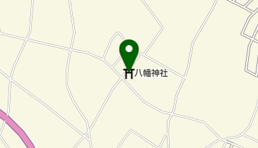八幡神社の地図画像