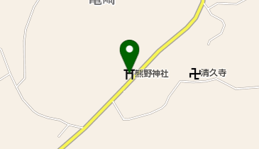 熊野神社の地図画像