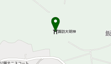 諏訪大明神の地図画像