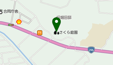 さくら庭園の地図画像