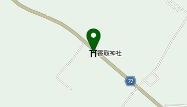 香取神社の地図画像