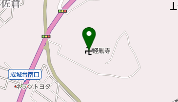 経胤寺の地図画像